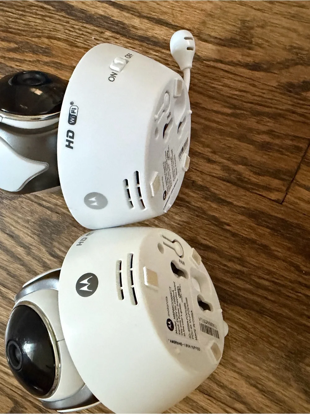 Motorola MBP85CONNECT Dual Video Baby Monitor 2 Wi-Fi Cameras & Screen TESTED